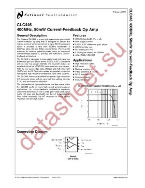 CLC446AJP datasheet  